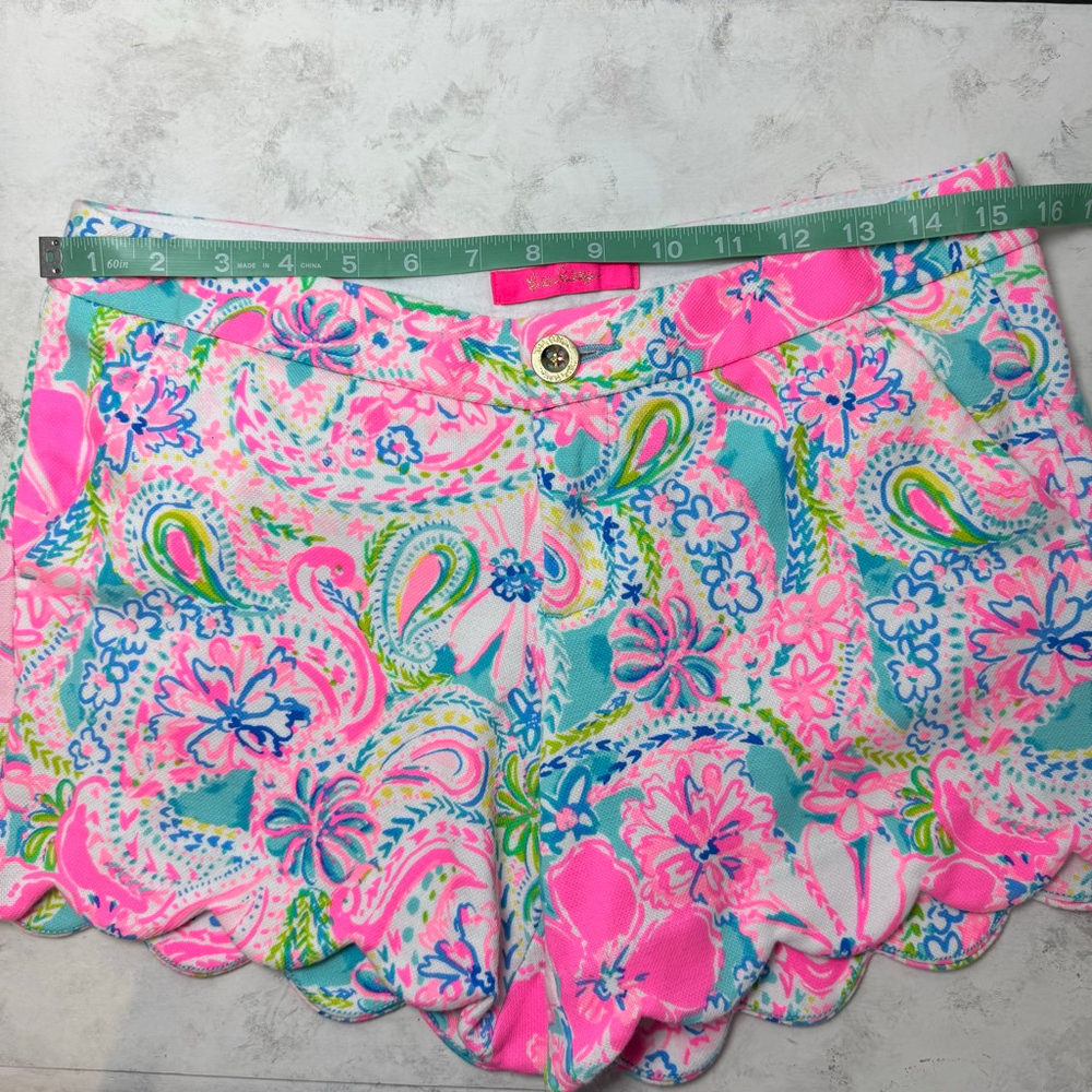 NWT Lilly Pulitzer Buttercup Knit Shorts Size 4 Flock Full of Fun - Picture 7 of 9
